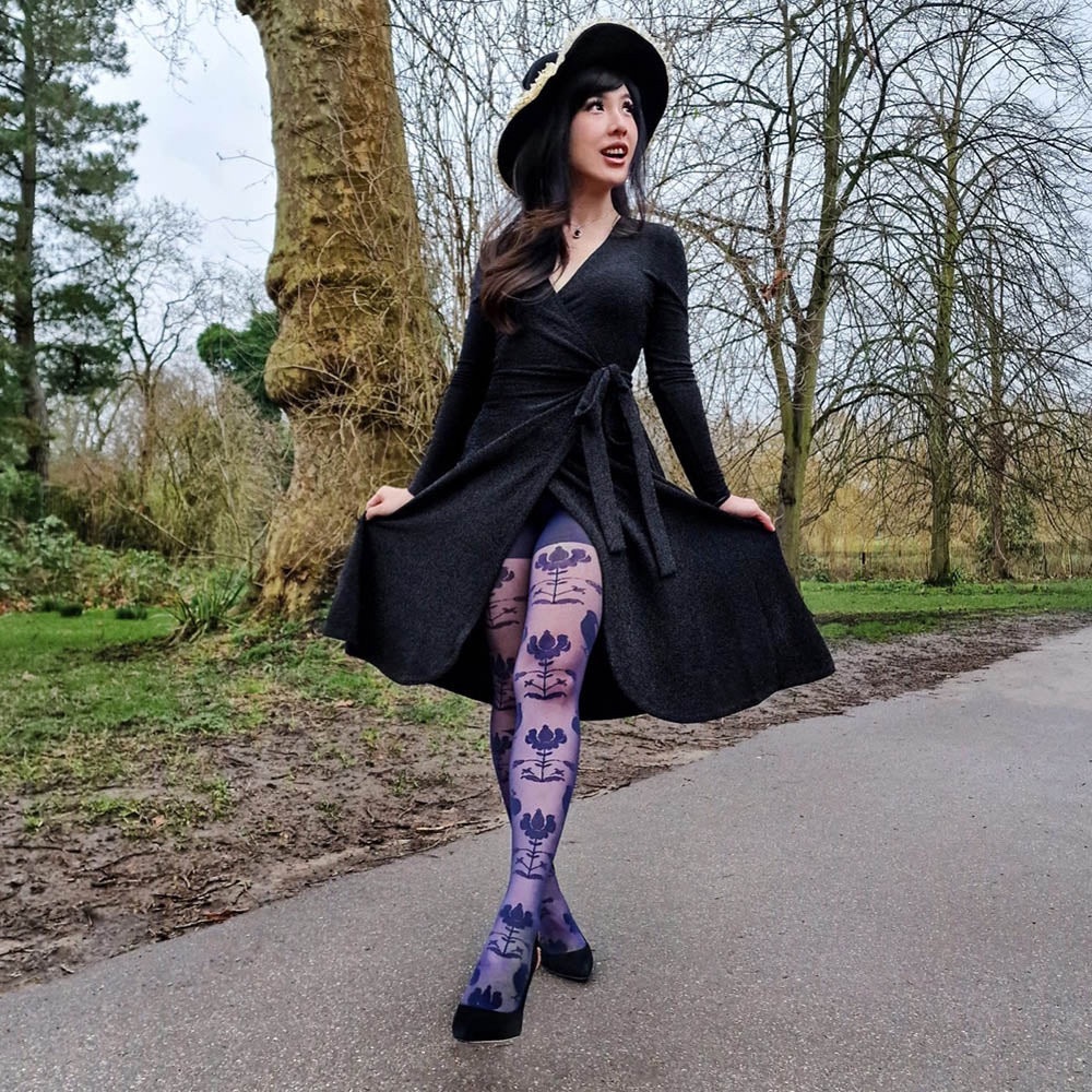 Snag Tights- Grimoire- Navy
